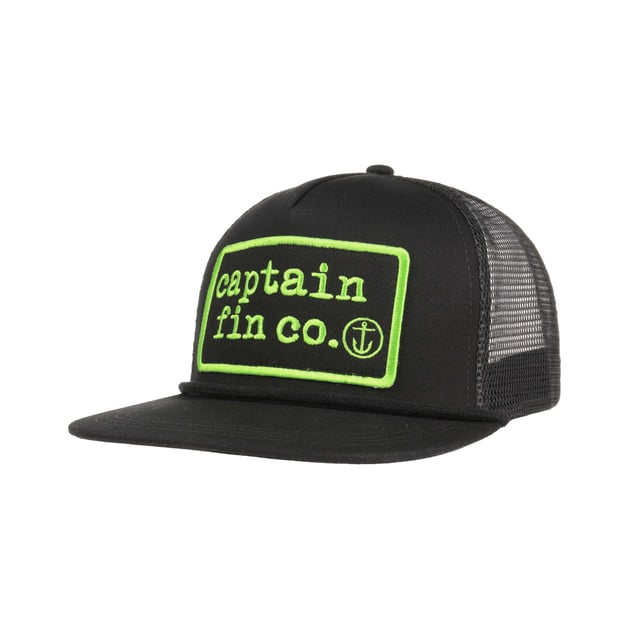 Type Patch Trucker Cap by Captain Fin