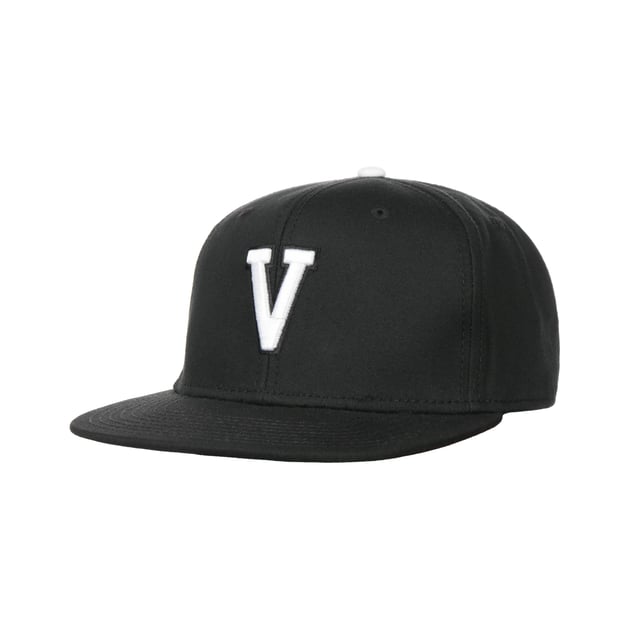 V Letter Snapback Cap