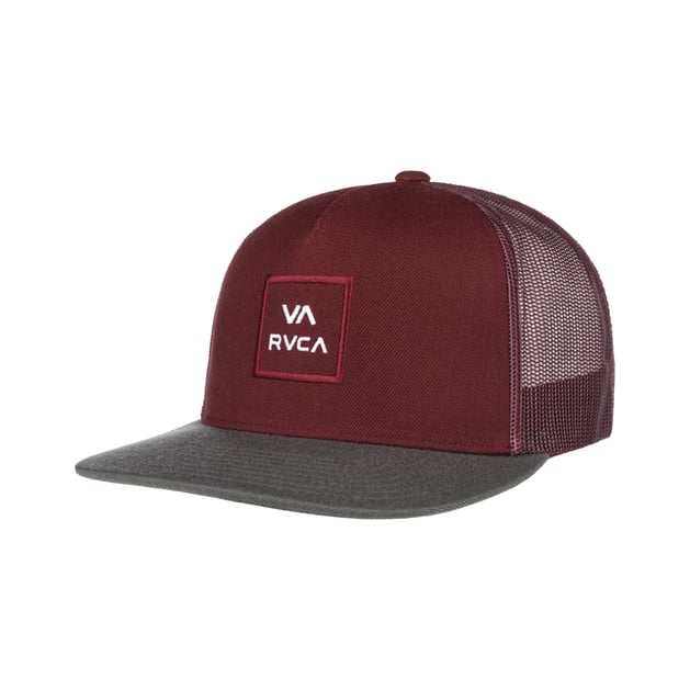 【RVCA】VA All The Way Trucker Cap キャップ RVCA Men's Va All The Way Trucker, Black/White at Amazon