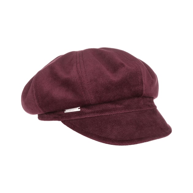 Velvet Newsboy Cap by Seeberger