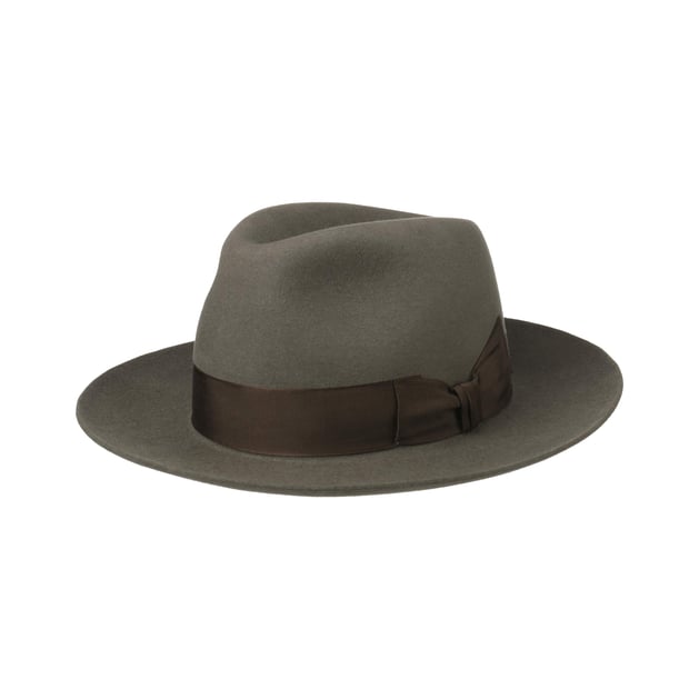 アキラ MIDDLE BRIM FLAT HAT Wide Brim Fedora Fur Felt Hat by Akubra - 207,95 €