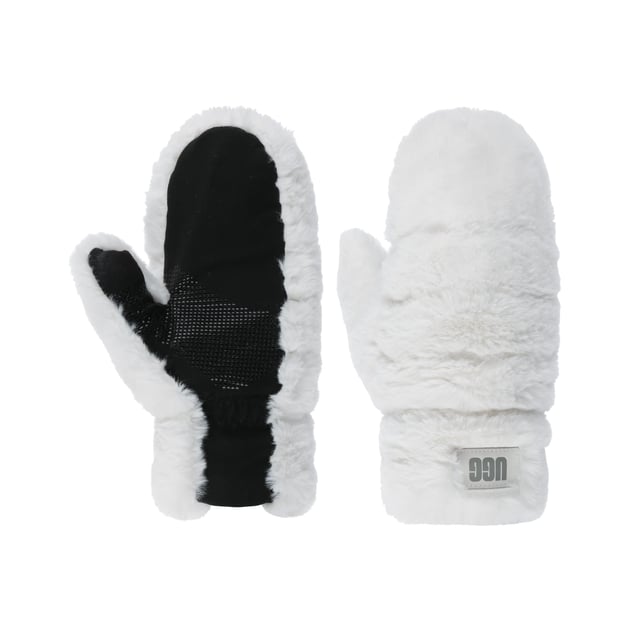 Women�s Quilted Faux Fur Mittens by UGG