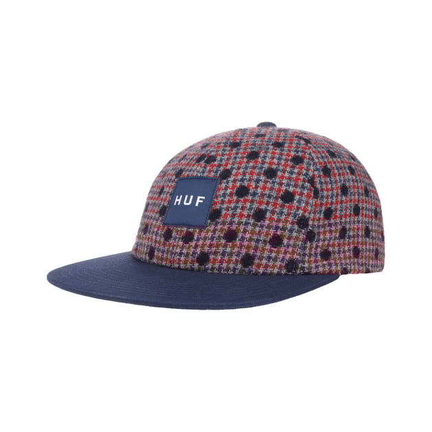 Wool Box Logo Strapback Cap by HUF