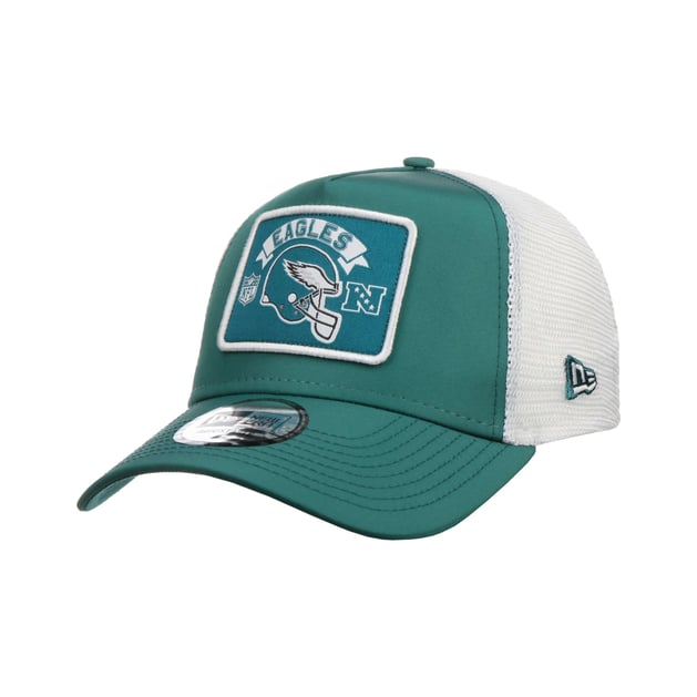 Wordmark Eagles Trucker Cap by New Era